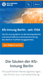 Mobile Screenshot of kfz-innung-berlin.de